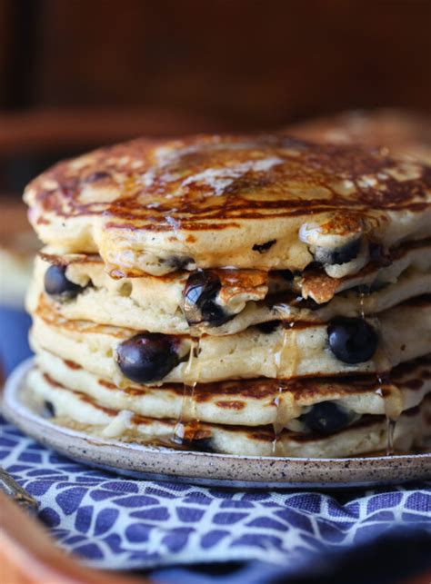 Blueberry Pancakes Recipe Easy And Fluffy Blueberry Pancakes