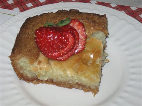I've made it twice now so i had to share the recipe. The Marriage of Ingredients: Paula Deen's Gooey Butter Cake