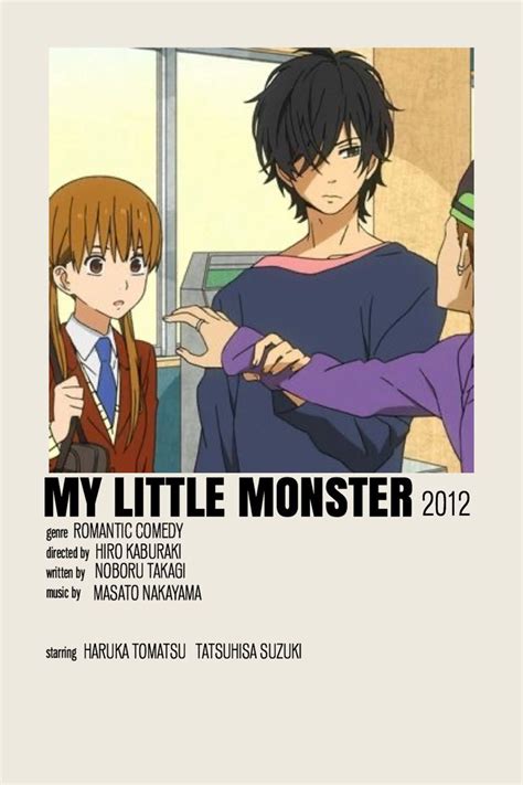 My Little Monster Anime Series Minimalistalternative Poster Anime