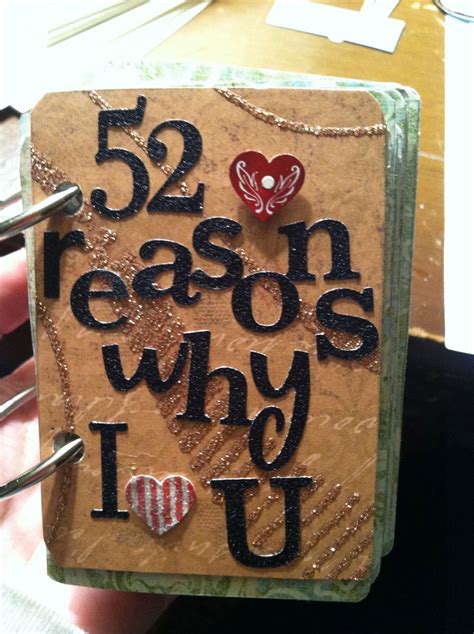 Birthday Ts For Boyfriend 52 Reasons Why I Love You Reasons Why I