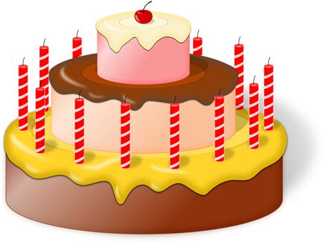 Torta Di Compleanno Grafica Vettoriale Gratuita Su Pixabay Pixabay