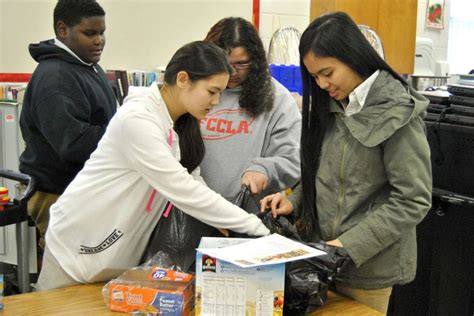 Lillian Mitchells Eight Grade Students Are Participating In Backpack