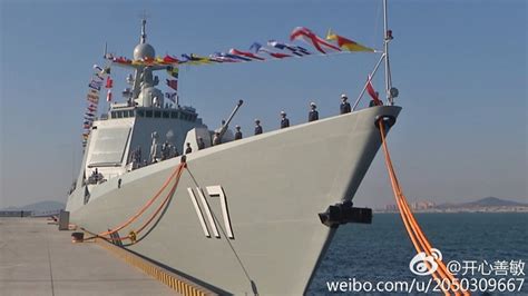 Chinas Fifth Type 052d Kunming Class Destroyer Xining Commissioned
