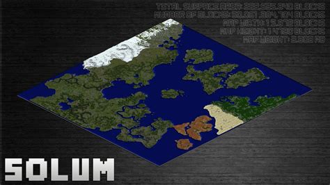 Solum 15k 15k Custom Terrain Minecraft Map