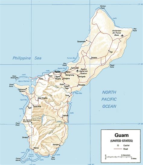 Mariana Islands Map