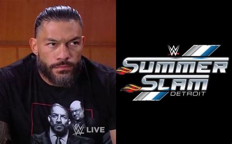 Wwe Roman Reigns Advertised For Summerslam 2023 Alongside 37 Year Old Rival