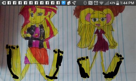 Sunset Shimmer And Kora Dixons Dirty Soles By Jerrybonds1995 On Deviantart