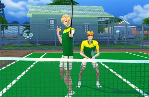 Sims 4 Ccs The Best Tennis Set By Haneco