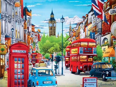 London 550 Pieces Masterpieces Puzzle Warehouse