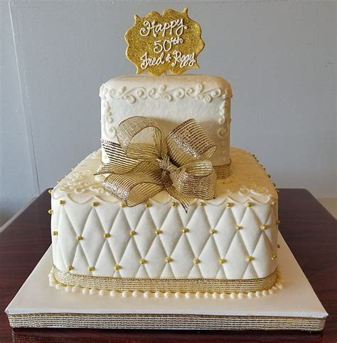 Your order will be waiting for you at your local walmart. 50th Anniversary Square Cake - Adrienne & Co. Bakery (With ...