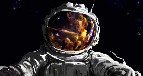 Space Fantasy Art Astronaut Wallpaper Coolwallpapersme