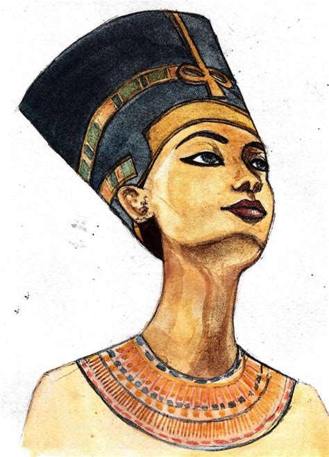 history witch illustrations and odd facts egyptian art nefertiti art egypt art
