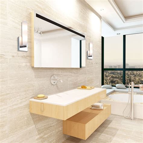 Modern small bathroom ceiling lighting. Modern Bathroom Lighting Ideas | YLighting