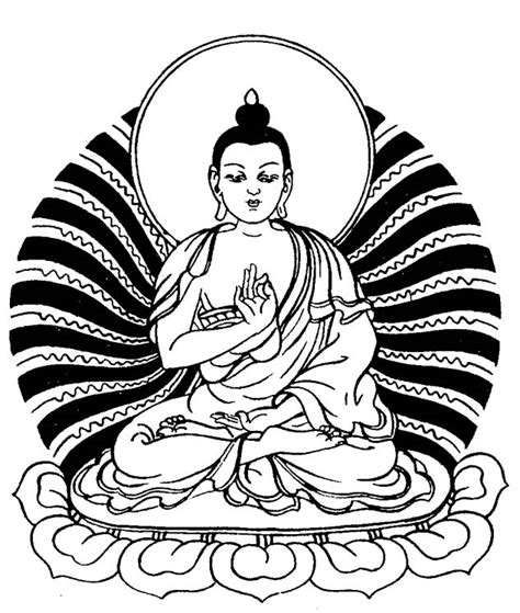 Buddha Outline Sketches Clipart Best