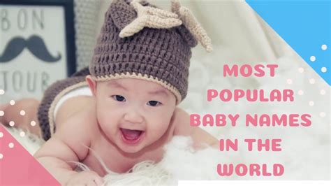 Most Popular Baby Names In The World Youtube