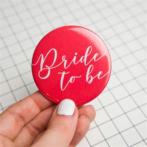 Bride To Be Hen Party Badges By Darwin Designs