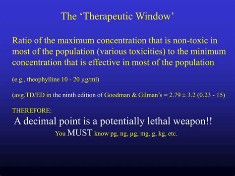 Ppt Drug Dosage And Clinical Responses Powerpoint Presentation Id