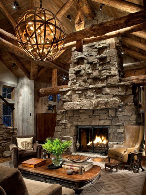 Creating a cozy living room around an outdated, stone fireplace can feel nearly impossible. Best Great Rooms With Fireplaces Design Ideas & Remodel ...