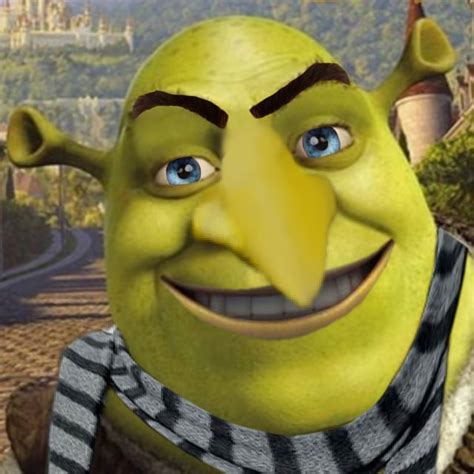 Shrek With Grus Facial Features Rshrek
