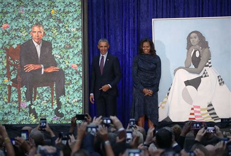 Official Portraits Of Obamas Are Unveiled