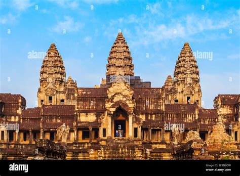 Angkor Wat Temple In Siem Reap In Cambodia Angkor Wat Is The Largest