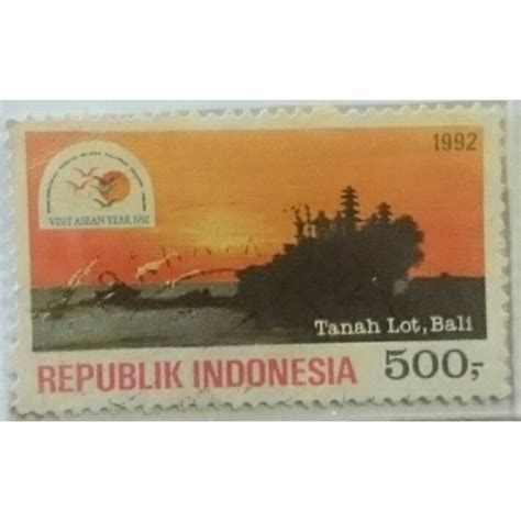 Jual Perangko Indonesia Visit Asean Year Tanah Lot Bali 1992 B Di Lapak