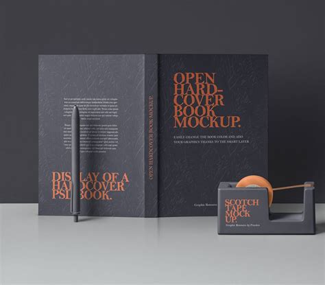 Hardcover book mockup for free. PSD Open Hardcover Book Mockup » CSS Author