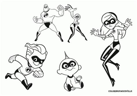 Disney The Incredibles Violet Coloring Pages Clowncoloringpages