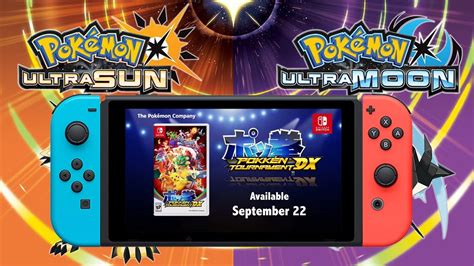 Pokkén Tournament Dx Switch Pokémon Ultra Sun And Ultra Moon Announced