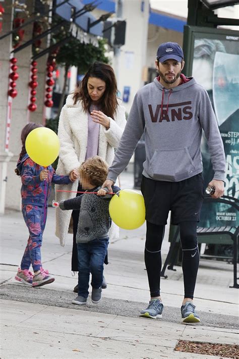 Ashton Kutcher And Mila Kunis Spotted Out With Their Cute Kids See Pic