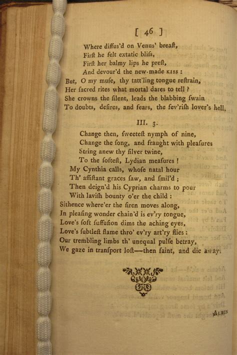 Eighteenth Century Poetry Archive Works To Pleasure An Ode James