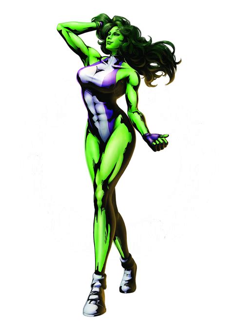 She Hulk Artwork For Marvel Vs Capcom 3