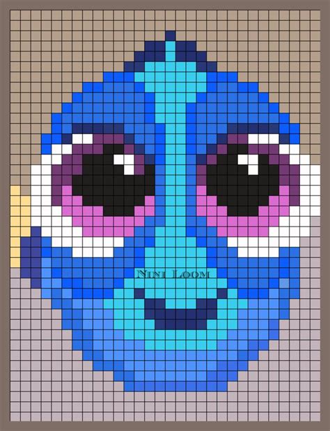 Baby Dory Perler Bead Pattern Pixel Nini Pinterest Mønstre Og