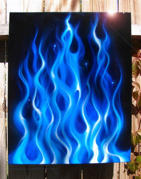 Blue Flame By Hardart Kustoms On Deviantart