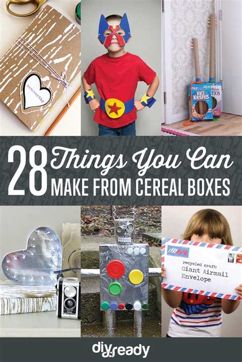 28 Things You Can Make With Cereal Boxes Diy Kids Crafts