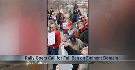 Protestors Rally To Ban Eminent Domain On Carbon Pipelines Politics