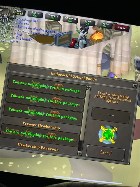 Shadow banned from bonds?? : r/osrs