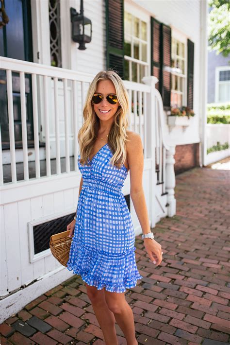 Lilly Pulitzer Gingham Halter Dress Katies Bliss