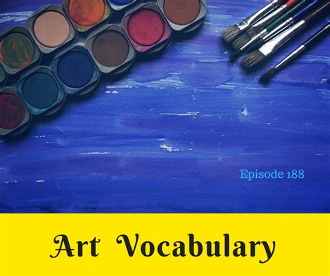 Art Vocabulary Airc188