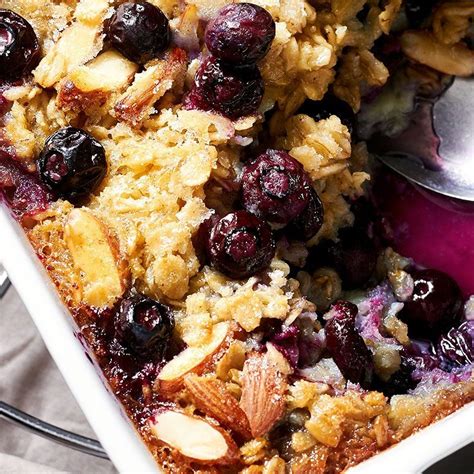 Baked Blueberry Oatmeal Recipe — Eatwell101