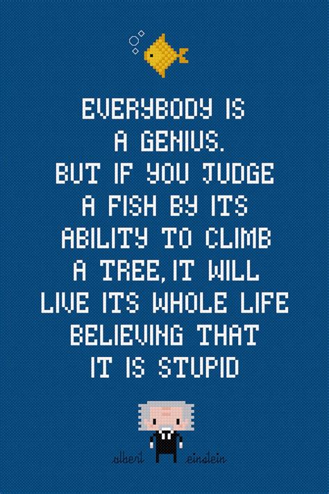 By Albert Einstein Quotes About Fish Quotesgram