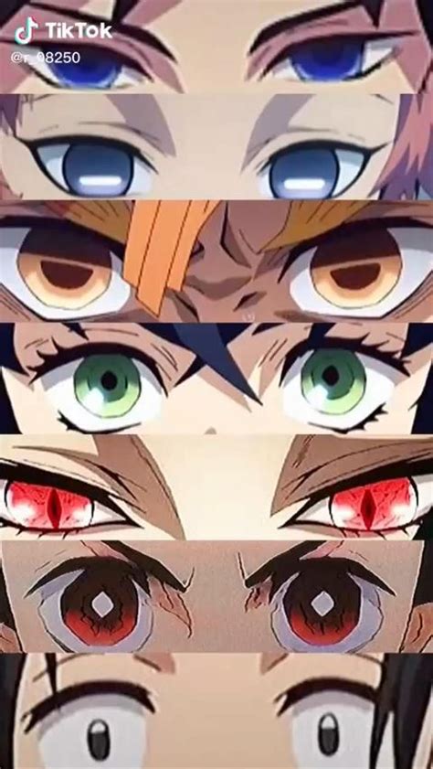 Demon Slayer Eyes Kimetsu No Yaiba Video Anime Guys Anime Anime
