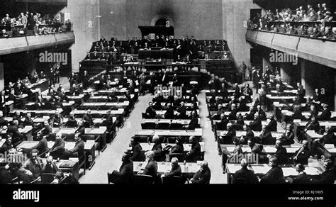 Photograph Taken During The Second Assembly Of League Of Nations At