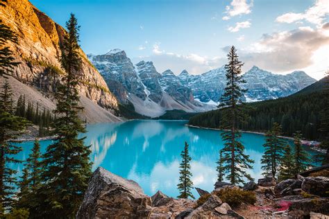 Matteo Colombo Photography Moraine Lake At Sunset In