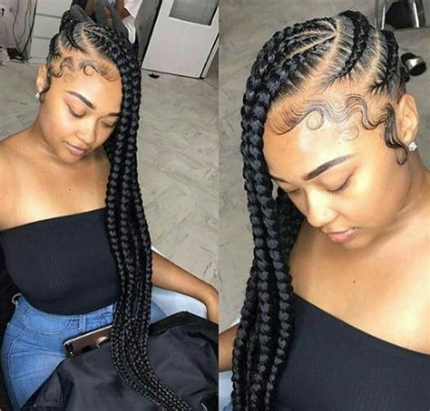 Feed In Braids Cornrows I Like This Look But The Baby