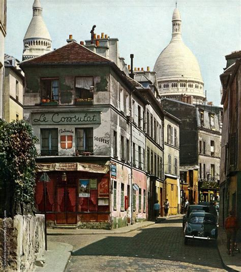 Montmartre Rue Norvins Années 50 Photo Kurt Otto Wasow Source
