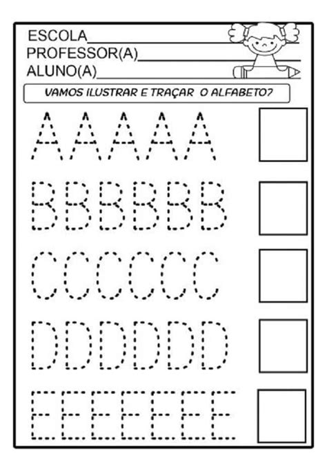 Alfabeto Pontilhado Para Imprimir Letra Bast O E Cursiva Atividades Com O Alfabeto