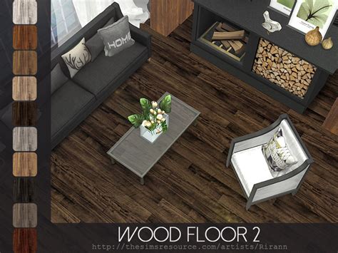 Sims 4 Ccs The Best Wood Floor 2 By Rirann