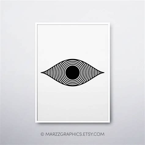 Eye Art Print Eye Poster Eye Printable Minimal Eye Etsy In 2021 Eye