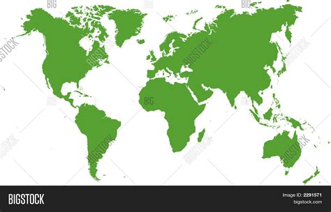 Vector World Map Vector And Photo Free Trial Bigstock
